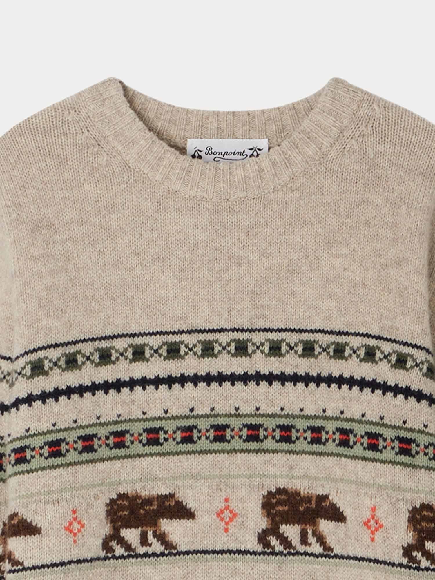 Boy | Grande Wool Sweater | Multicolor Natural White