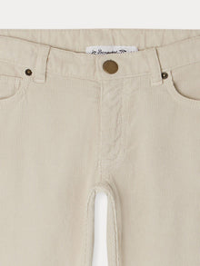 Boy | Dewey White Corduroy Pants | Natural