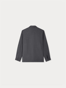 Boy | Gustave Shirt With Patch | Charcoal Gray