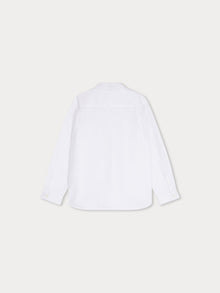 Boy | Tangui Dog Embroidery Shirt | White Milk