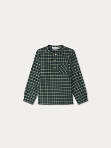 Boy | Artiste Checkered Shirt | British Racing Green