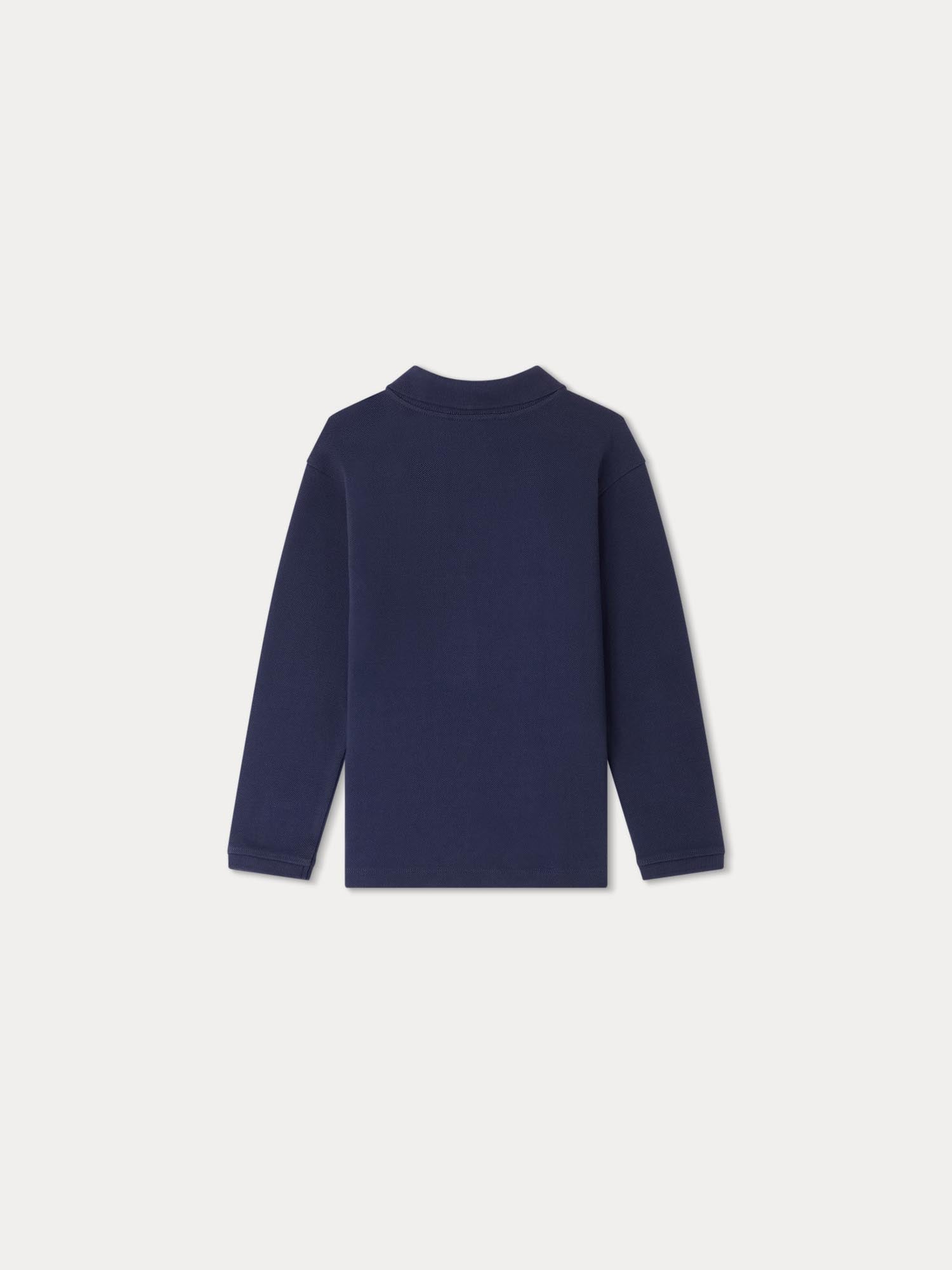 Boy | Darys Embroidered Navy Blue T Shirt | Navy