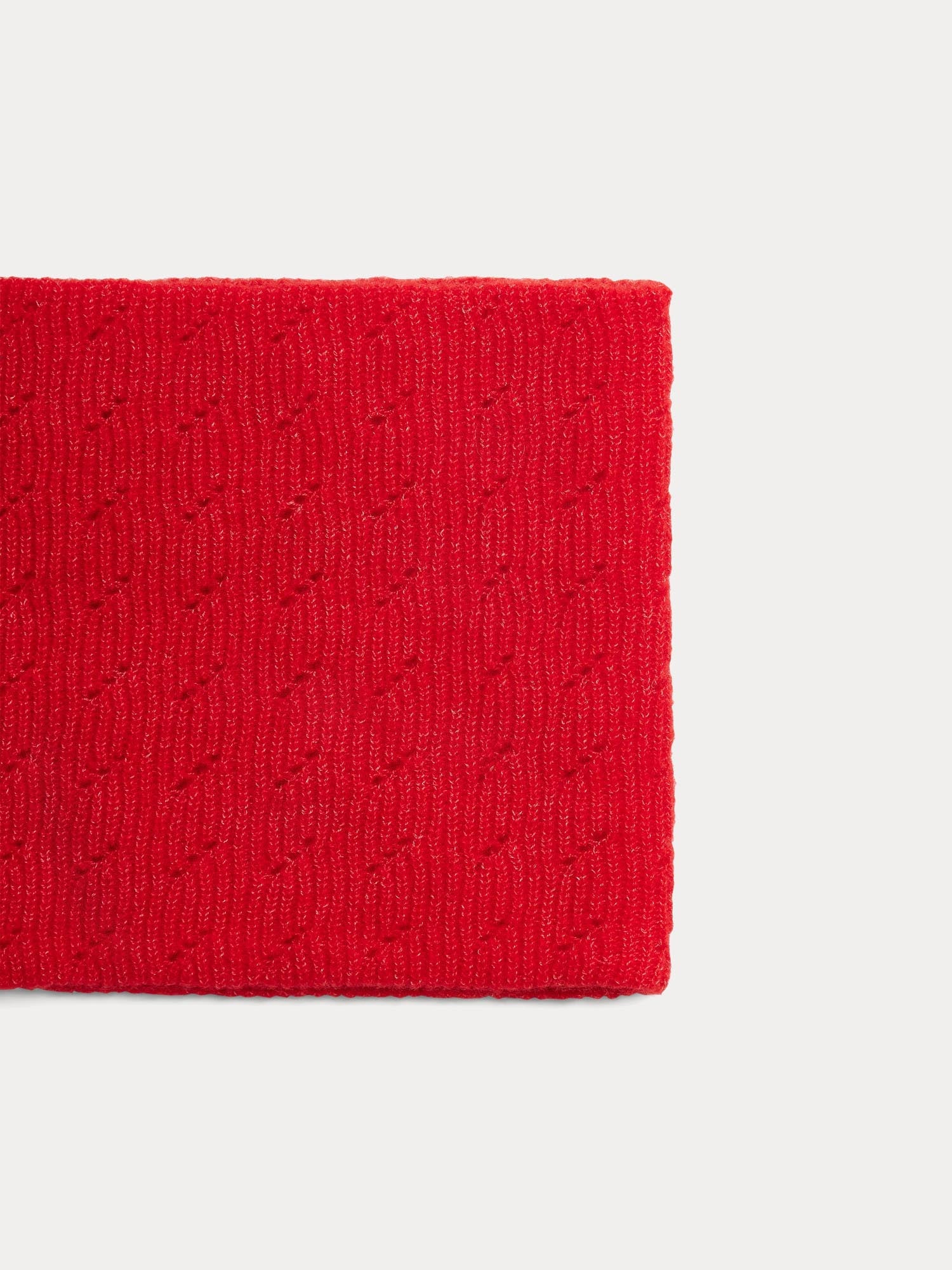 Girl | Tatodine Snood In Red Wool | Red