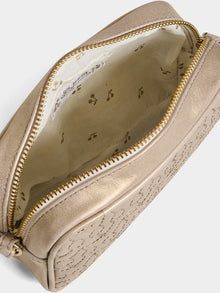 Girl | Alimos Shoulder Bag In Gold Leather | Gold