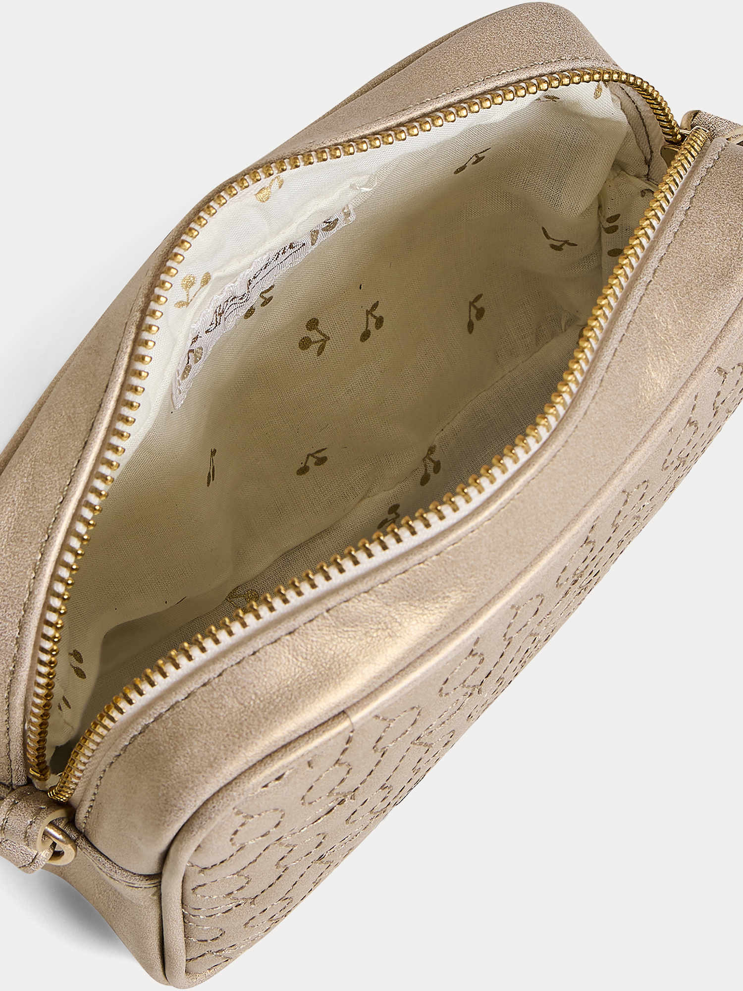 Girl | Alimos Shoulder Bag In Gold Leather | Gold