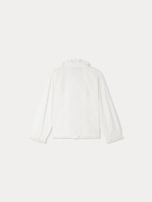 Girl | Ginese White Embroidered Blouse | Milk White