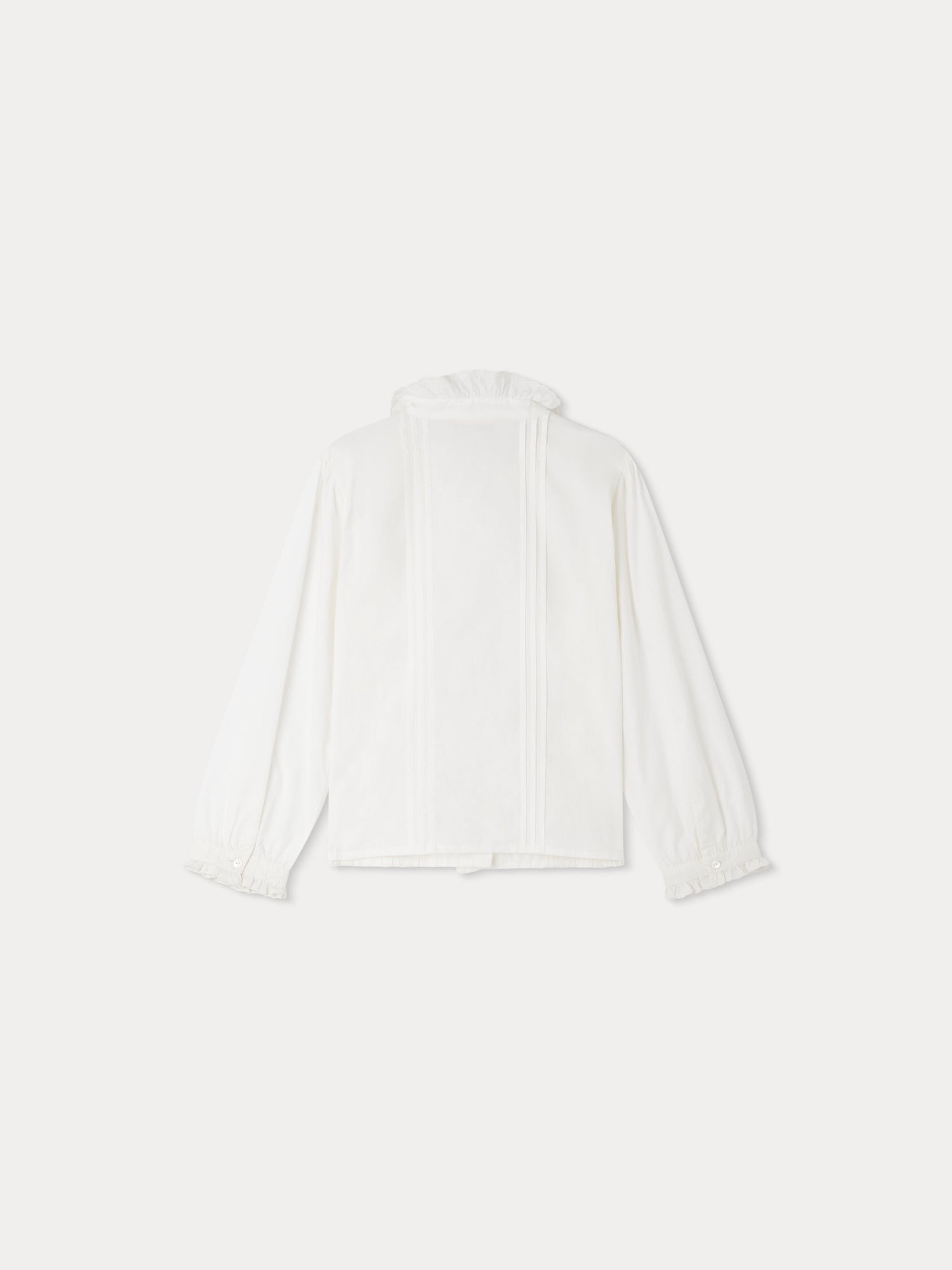 Girl | Ginese White Embroidered Blouse | Milk White