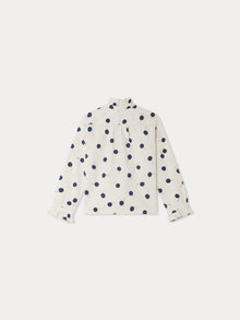 Girl | Bree Cherry Pattern Blouse | Marine Print