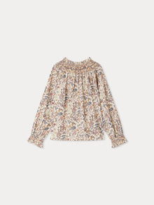Girl | Pétale Smocked Liberty Fabric Blouse | Multicolor