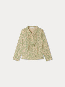 Girl | Glycine Pleated Collar Blouse | Clover