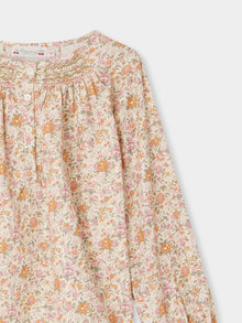 Girl | Biancarosa Pink Liberty Fabric Blouse | Baby Pink