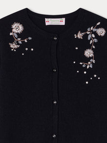 Girl | Tonia Cashmere Cardigan | Black