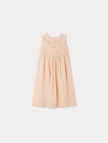 Girl | Giulia Embroidered Dress | Camellia Pink