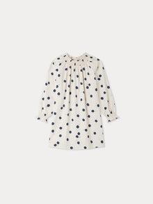 Girl | Fleur Cherry Print Dress | Marine Print