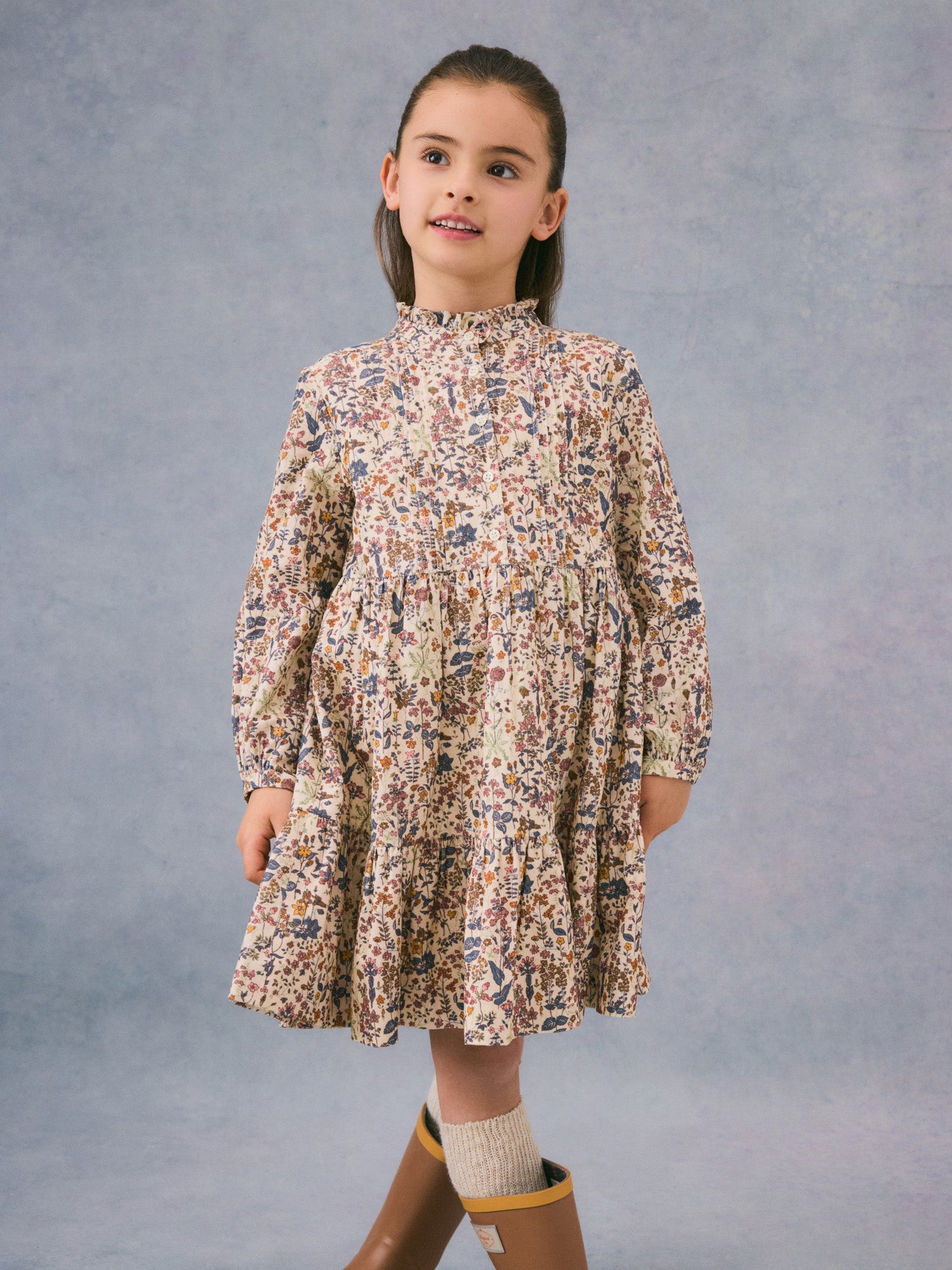 Girl | Gwyneth Dress In Liberty Fabric | Multicolor