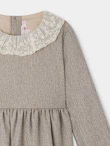 Girl | Flavie Dress With Embroidered Collar | Chip