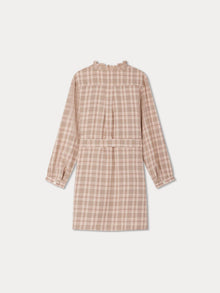 Girl | Tiphany Checkered Dress | Faded Pink