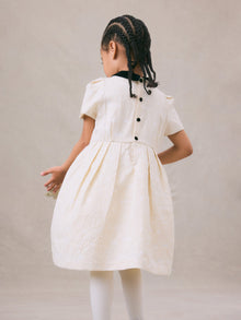 Girl | Godiva Jacquard Dress | Ivory