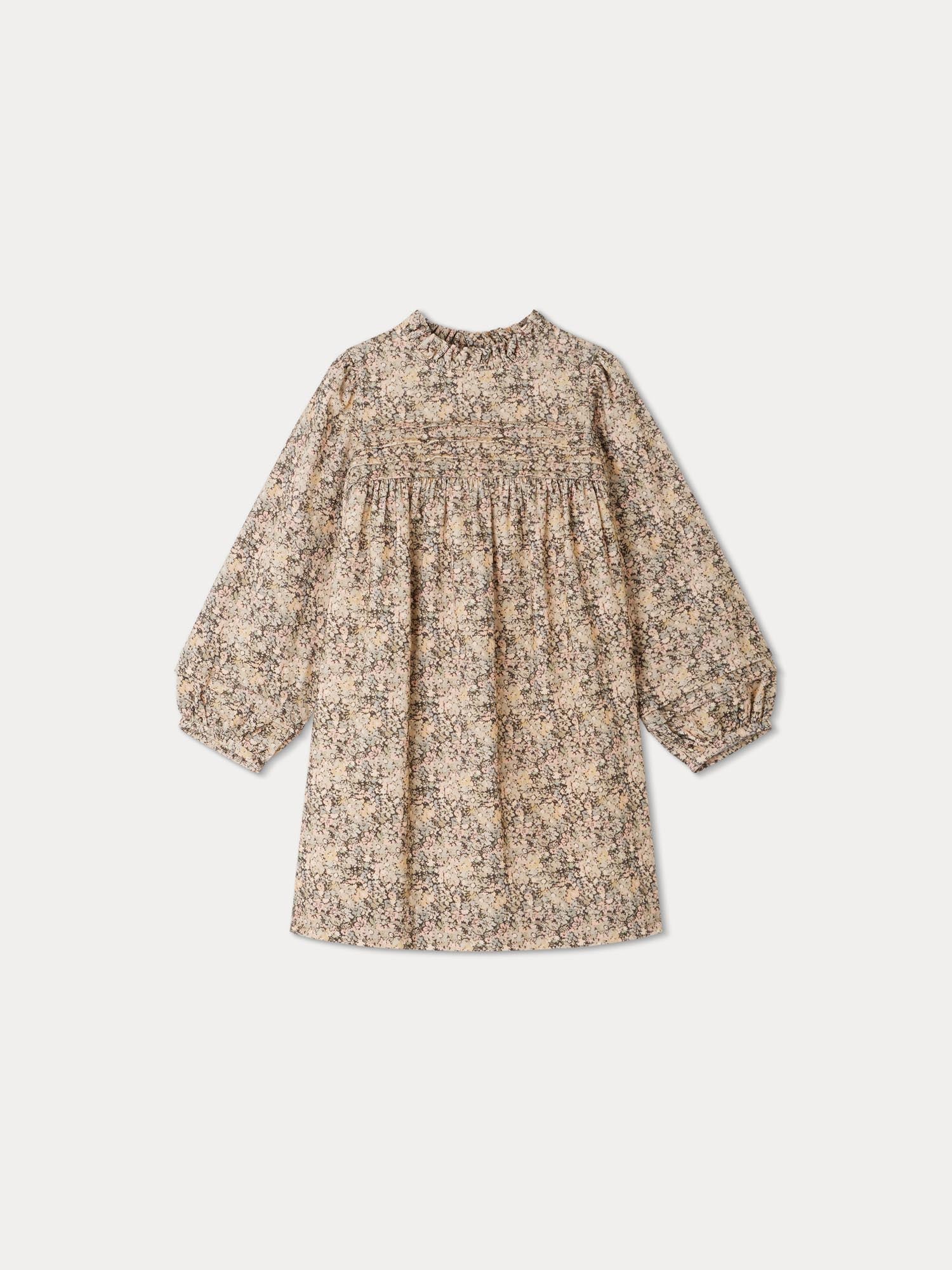 Girl | Topaz Floral Print Dress | Verdigris