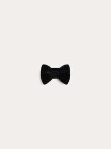 Girl | Tuti Velvet And Rhinestone Barrette | Black