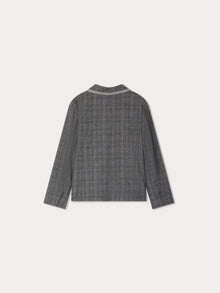 Girl | Ginevra Flannel Jacket | Medium Heathered Gray