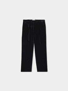 Girl | Georgiana Silk Velvet Pants | Black
