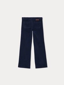 Girl | Junon Pants In Dark Blue Corduroy | Navy