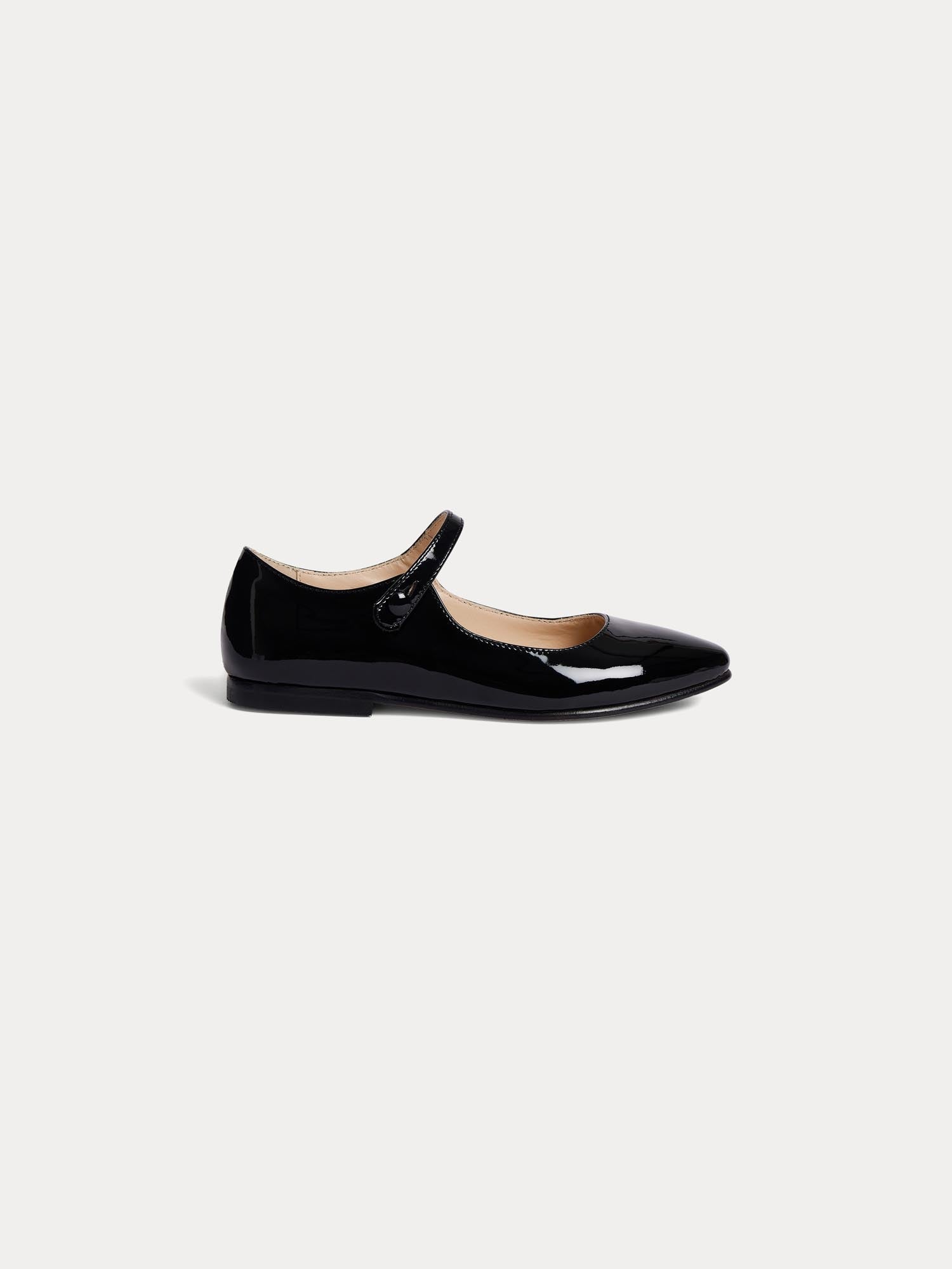 Girl | Belinda Leather Mary Janes | Black