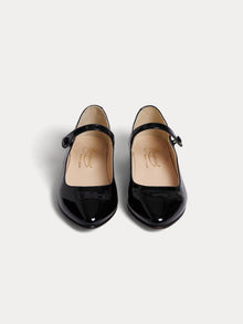 Girl | Belinda Leather Mary Janes | Black