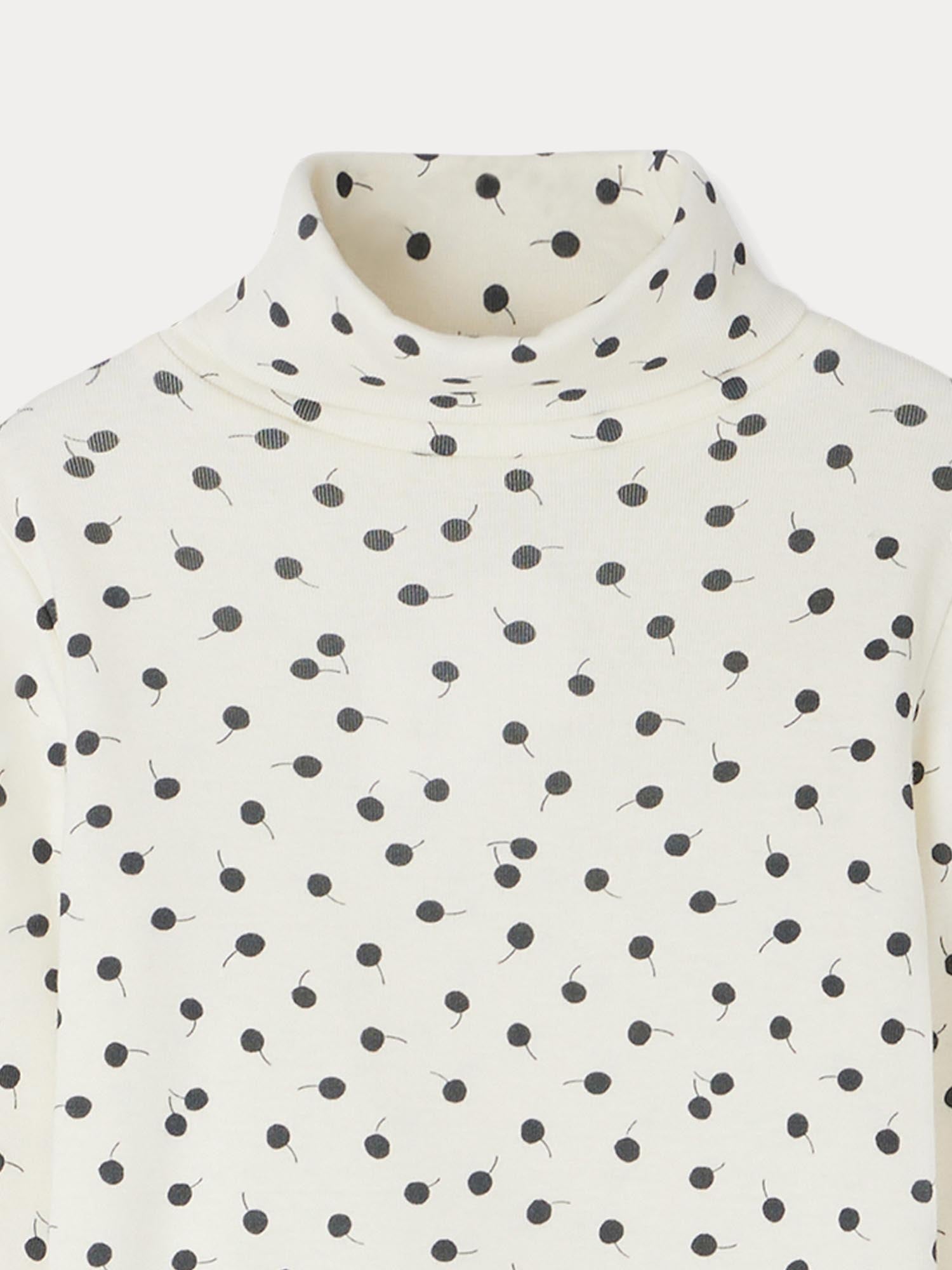 Girl | Beryl Patterned Blue T Shirt | Navy