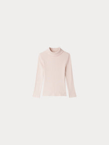 Girl | Light Pink Tahiti Turtleneck T Shirt | Pink Blush