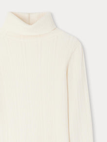 Girl | Beryl Turtleneck T Shirt | Ivory