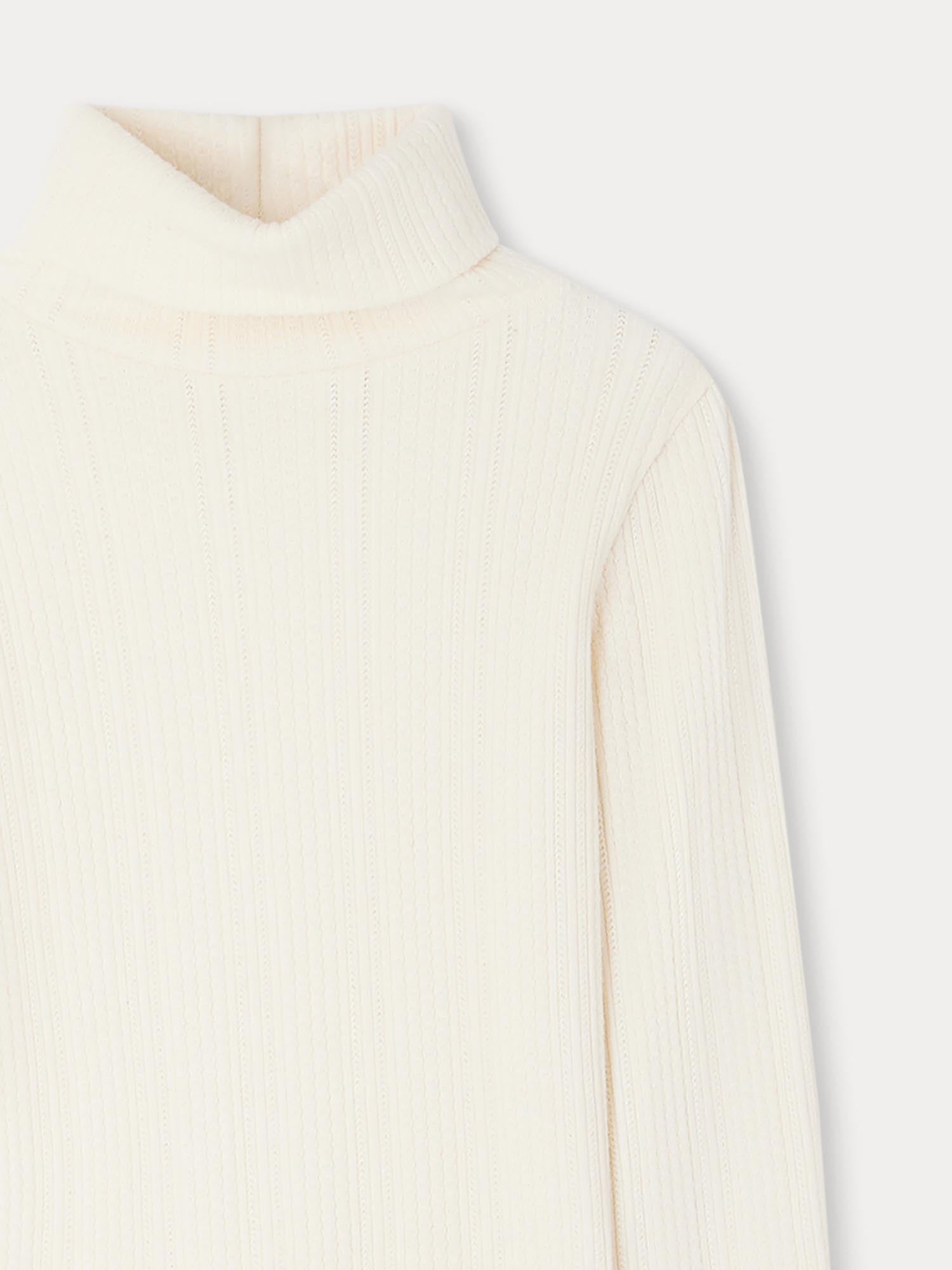 Girl | Beryl Turtleneck T Shirt | Ivory