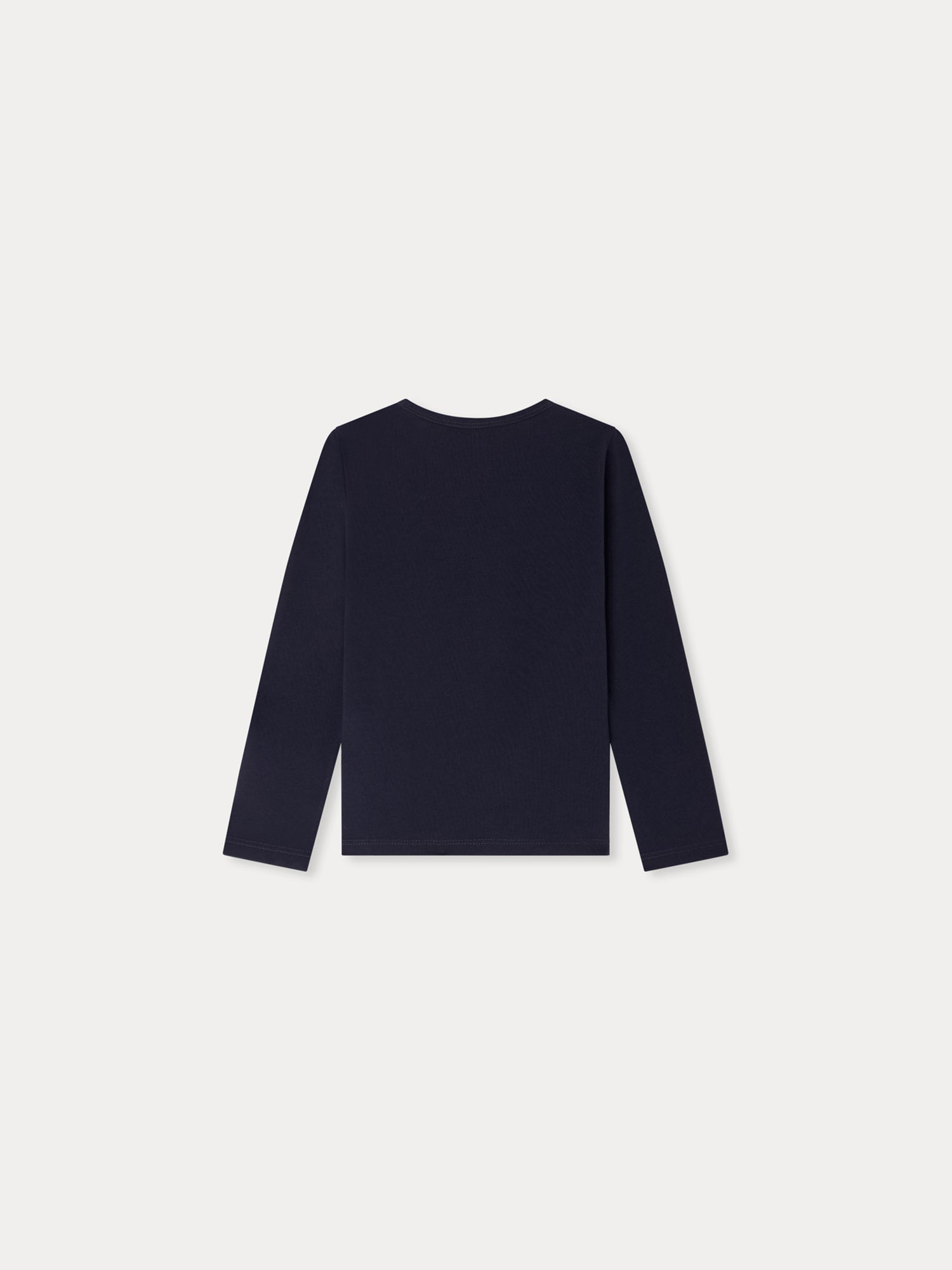 Girl | Tidjiane Embroidered Cherry T Shirt | Navy