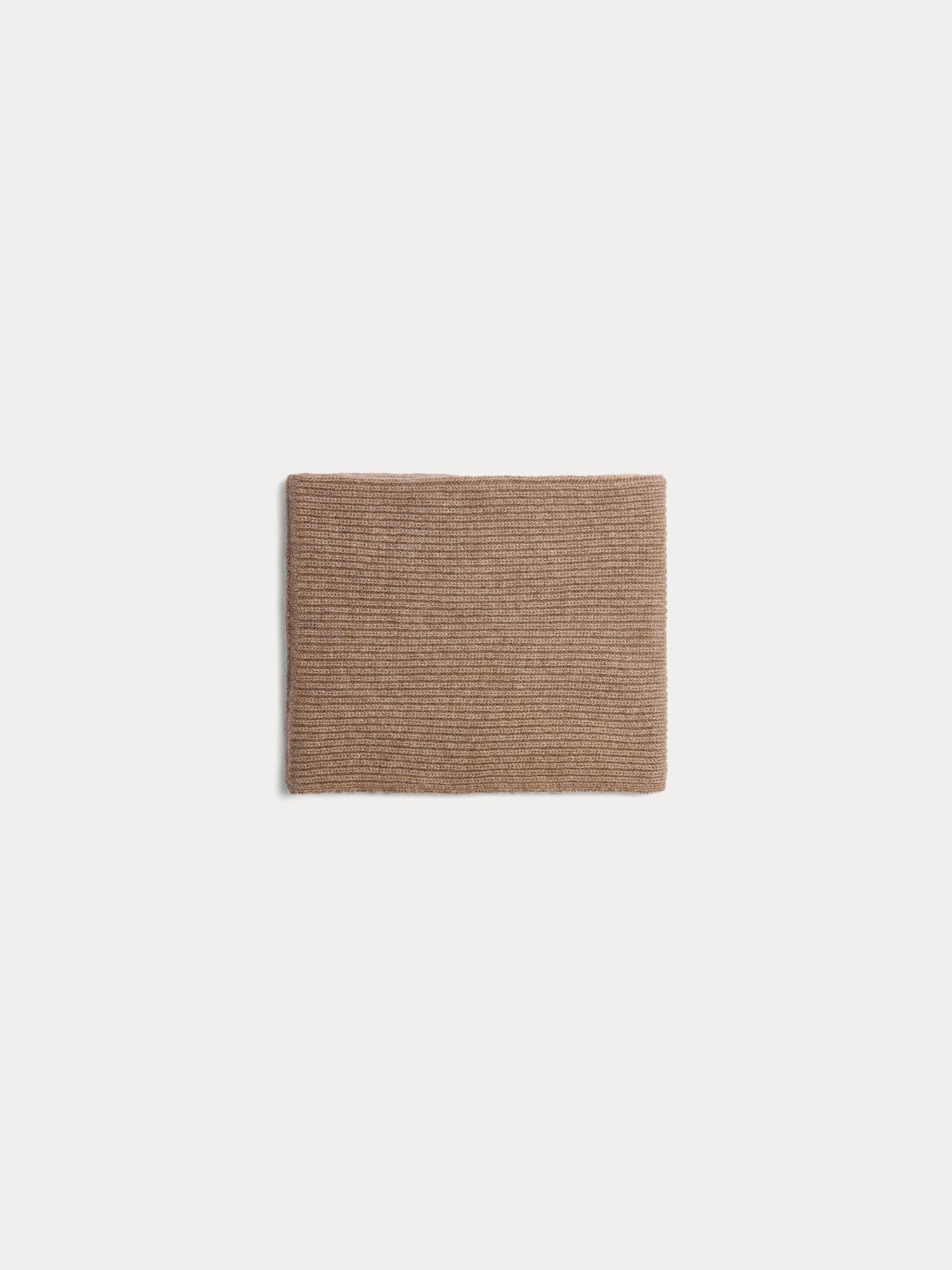 Unisex | Tatodine Beige Cashmere Snood | Beige Stripes