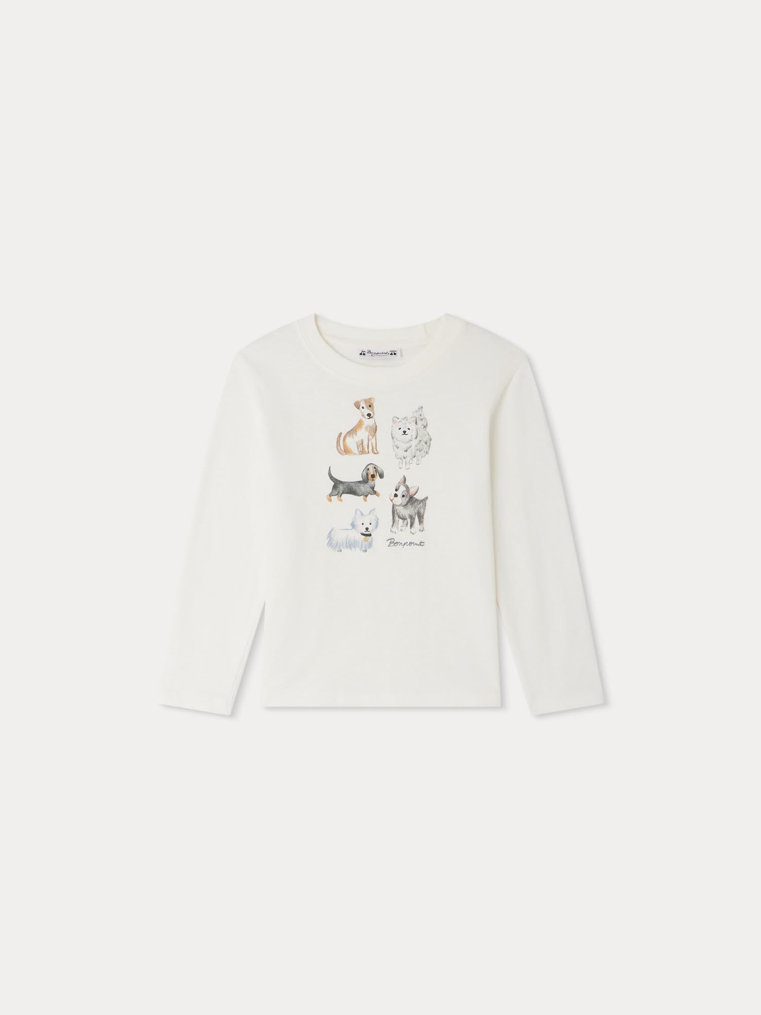Unisex | Tadda T Shirt With Animal Designs | White Milk
