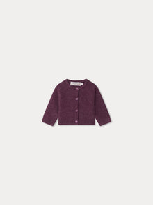 Girl | Giusta Cashmere Cardigan | Fig