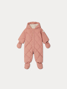 Girl | Gonsnow Pink Recycled Fabric Snowsuit | Pink Blush
