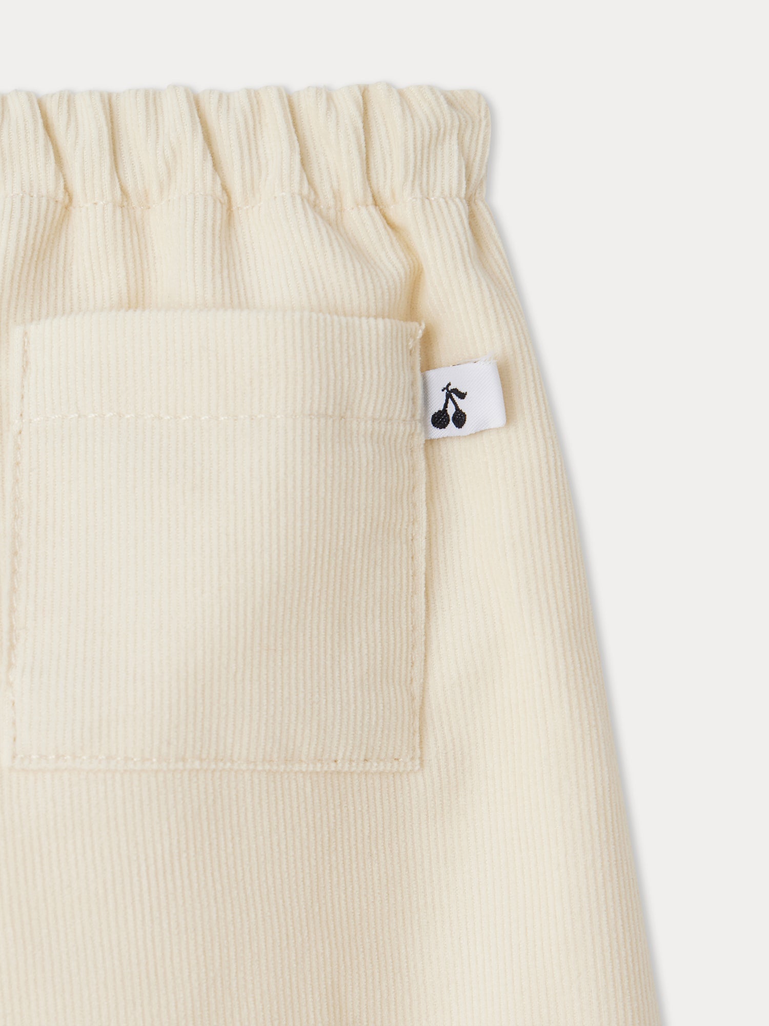 Girl | Dandy White Velvet Pants | Ivory