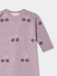 Girl | Gwenda Wool Jumpsuit | Plum