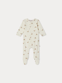Boy | Golco Long Sleeve Pajamas | Milk White