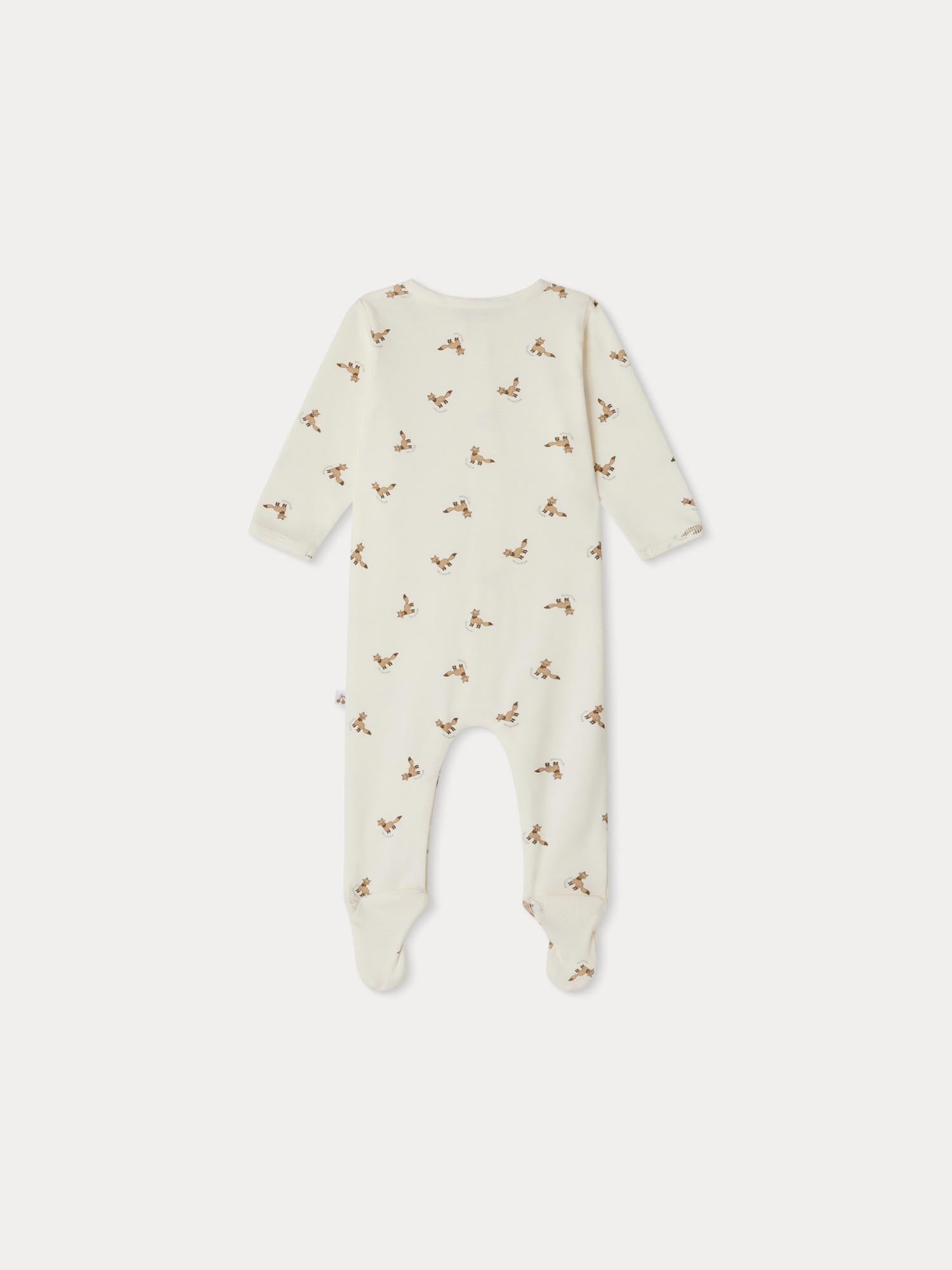 Boy | Golco Long Sleeve Pajamas | Milk White