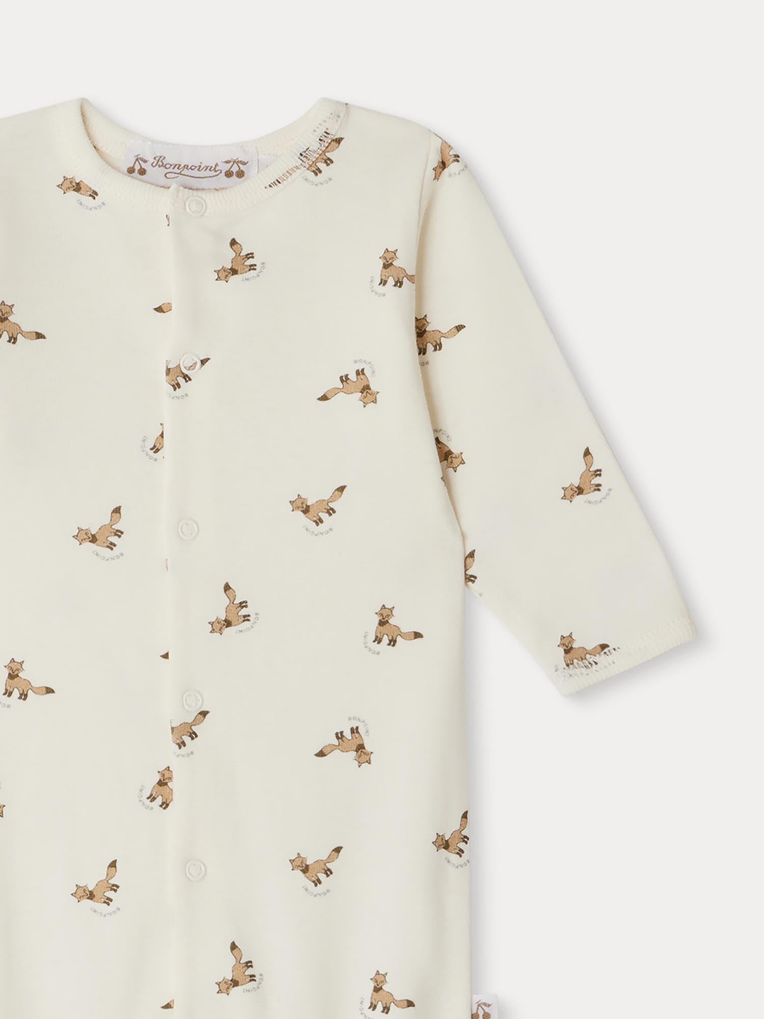 Boy | Golco Long Sleeve Pajamas | Milk White
