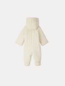 Unisex | Glad Quilted Snowsuit | Ivory