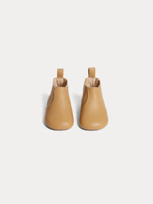 Unisex | Garon First Step Leather Derbies | Beige
