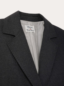 Women | Bonpoint X Vanessa Seward Galant Flannel Jacket | Charcoal Gray