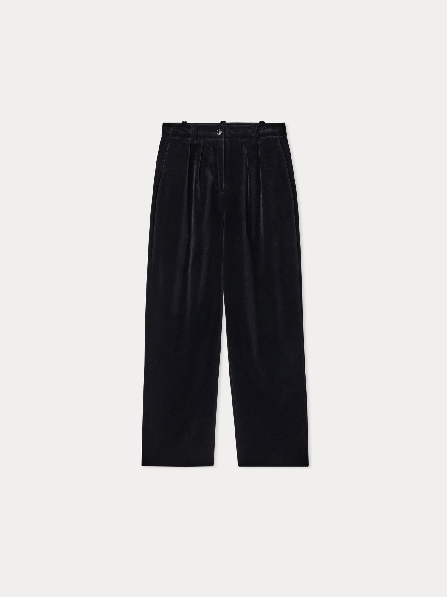Women | Bonpoint X Vanessa Seward Glam Smooth Velvet Pants | Black