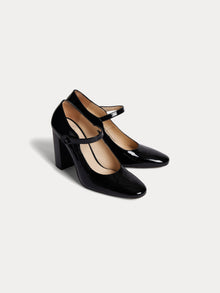 Women | Bonpoint X Vanessa Seward Ellita Leather Sandals | Black