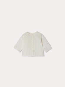 Girl | Chloe Blouse With Embroidery And Lace | Ecru