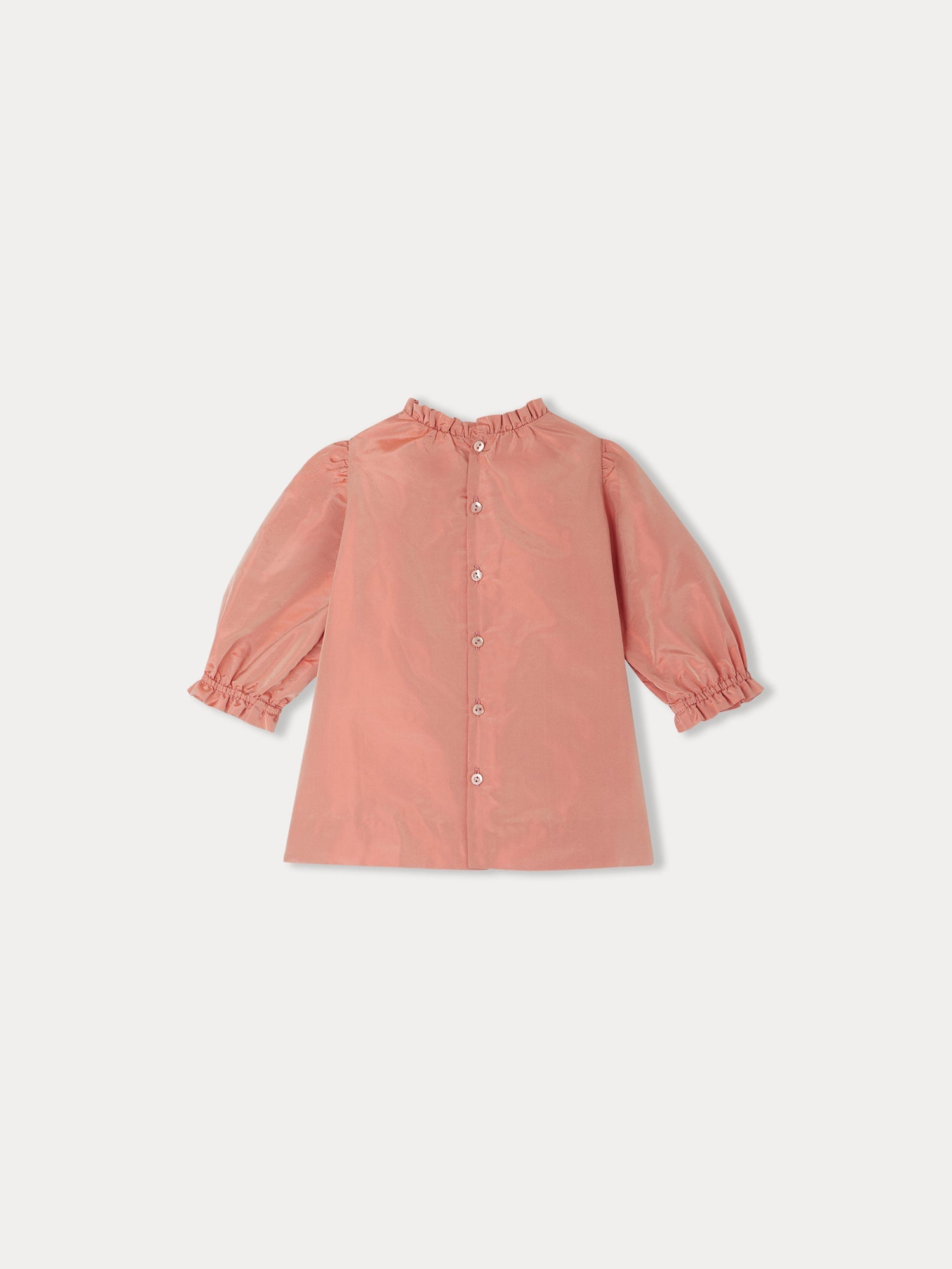 Girl | Grittie Silk Taffeta Dress | Pink